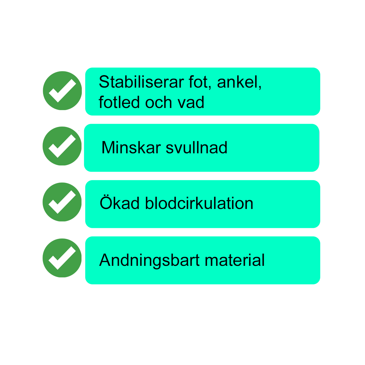 Kompressionsstrumpor (3 par)