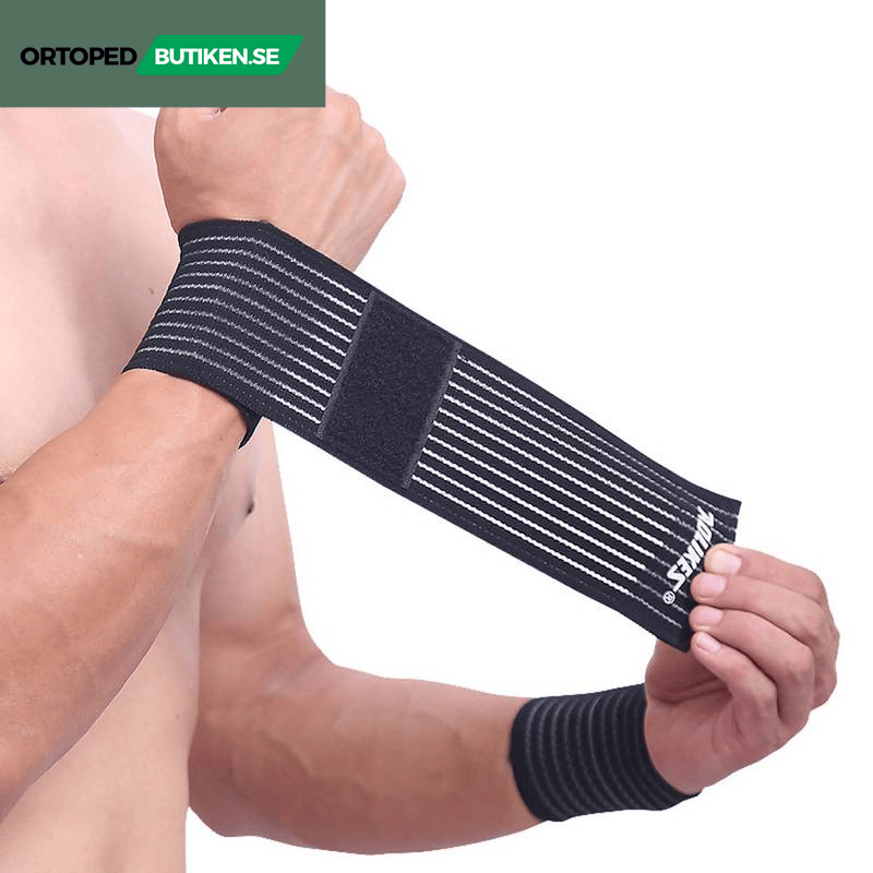 Sports handledsstöd - justerbar kompressionslinda