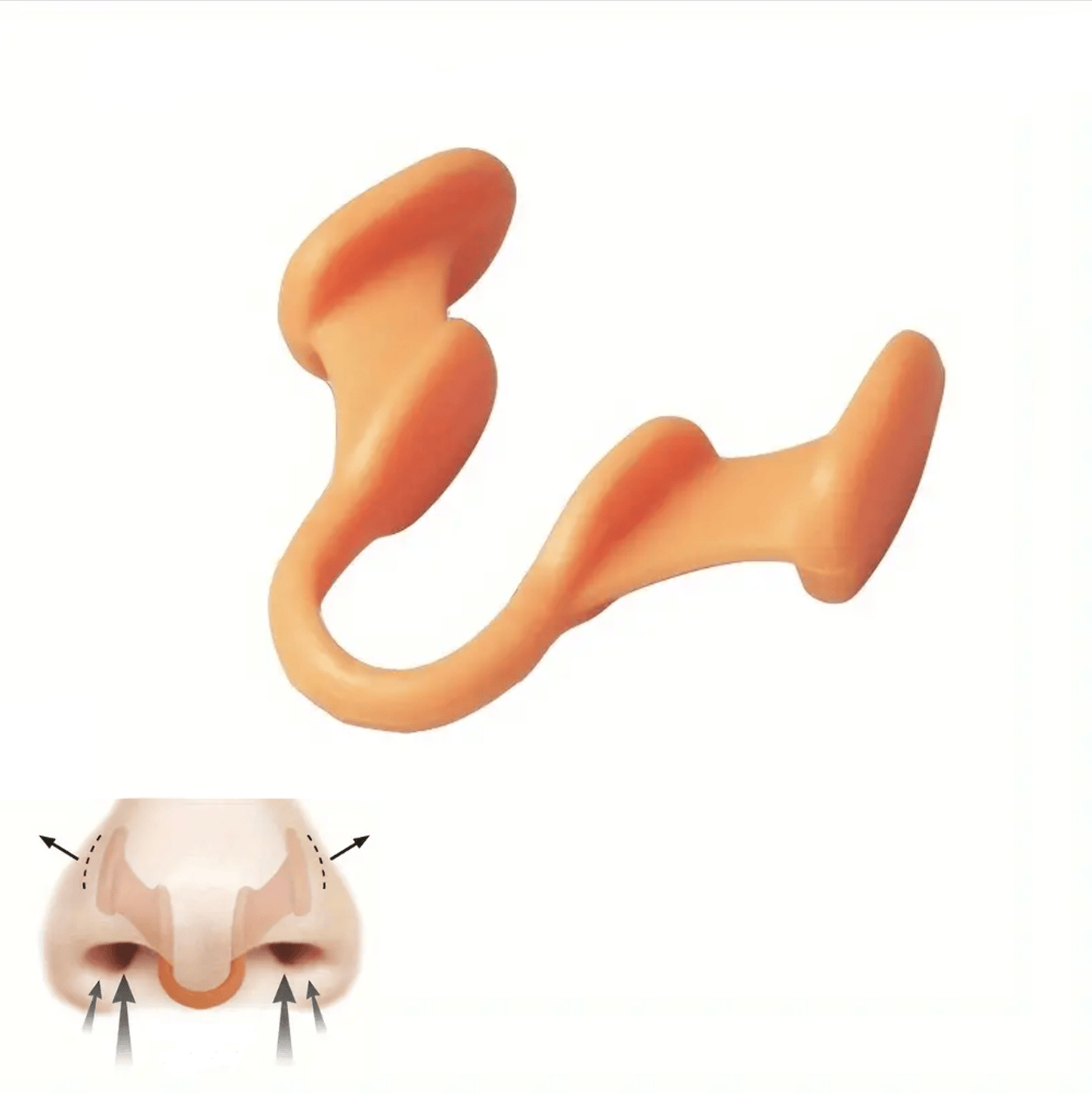 2-pack Silikon Näsklämmor mot Snarkning – Bekväm & Effektiv Lösning