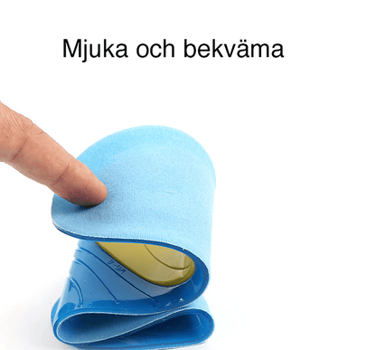 Gel-dämpande inläggssulor för maximal komfort och stöd