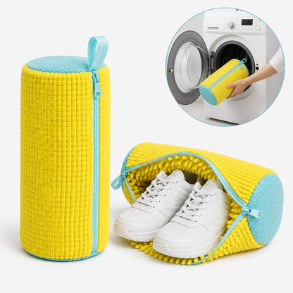 Skotvättpåse med rengörande mikrofiber