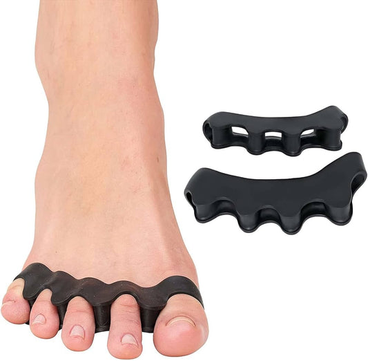 Svart tåseparerare (2 st), Hallux Valgus