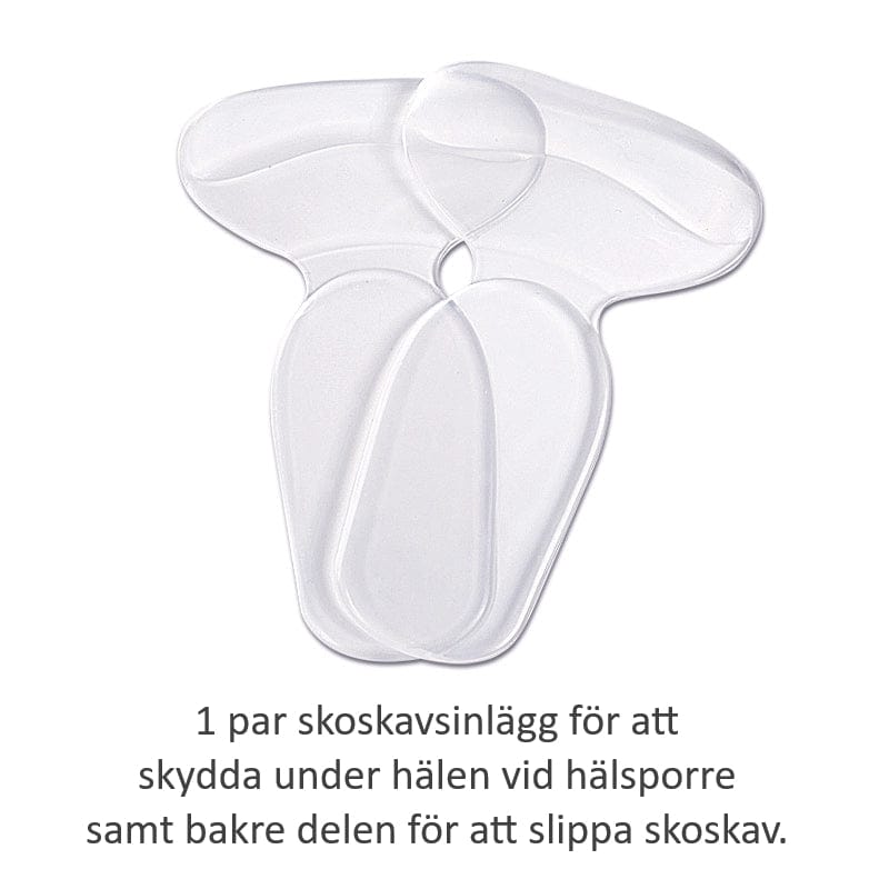 Skoskavsinlägg för häl (2 st), Hälsporre
