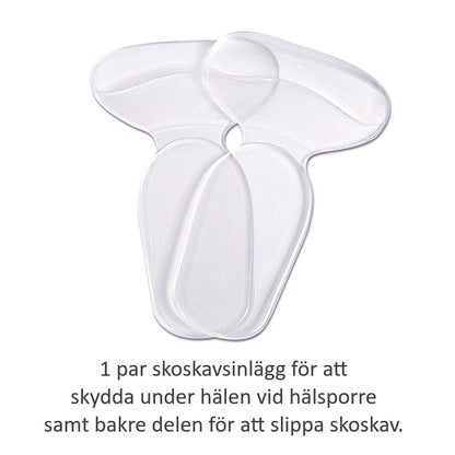 Skoskavsinlägg för häl (2 st), Hälsporre