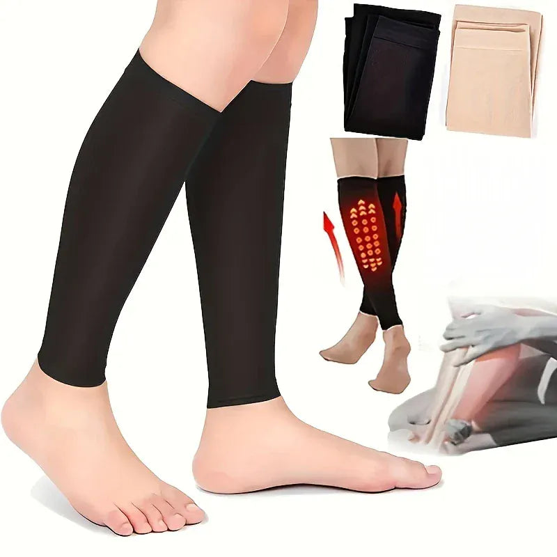 Ortopediska Stödstrumpor – Mjuka och högelastiska för Vader (1 par)