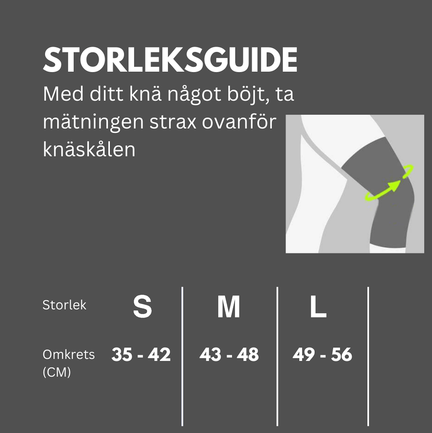 Knäskydd med fjädrar och silikonstöd för patella