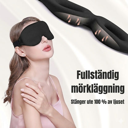 Total mørkleggings-søvnmaske for dypere søvn