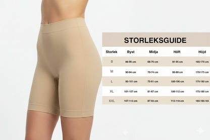 Högmidjade formtrosor med midjekontroll & rumplyft