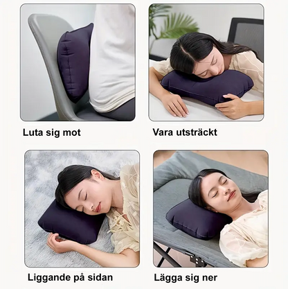 Uppblåsbar Kudde för Nack- och Ryggstöd