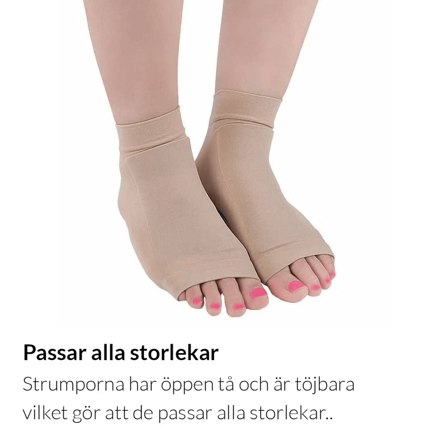 Stödstrumpa för hälsporre