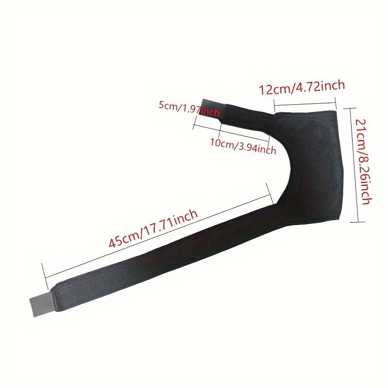 Justerbar passform för stabilt stöd runt axeln med måttanvisning