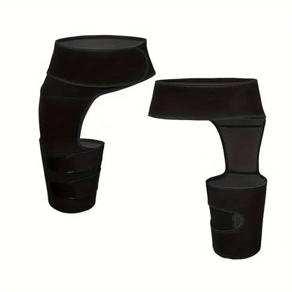 Neopren höftstöd för smärtlindring vid ischias, ljumskar och lår. Justerbar kompression, unisex design