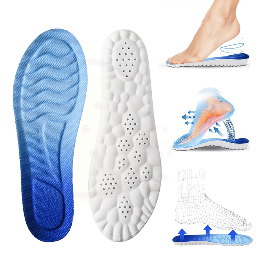 Cloud 4D skoinlägg med mjuk stötdämpande yta