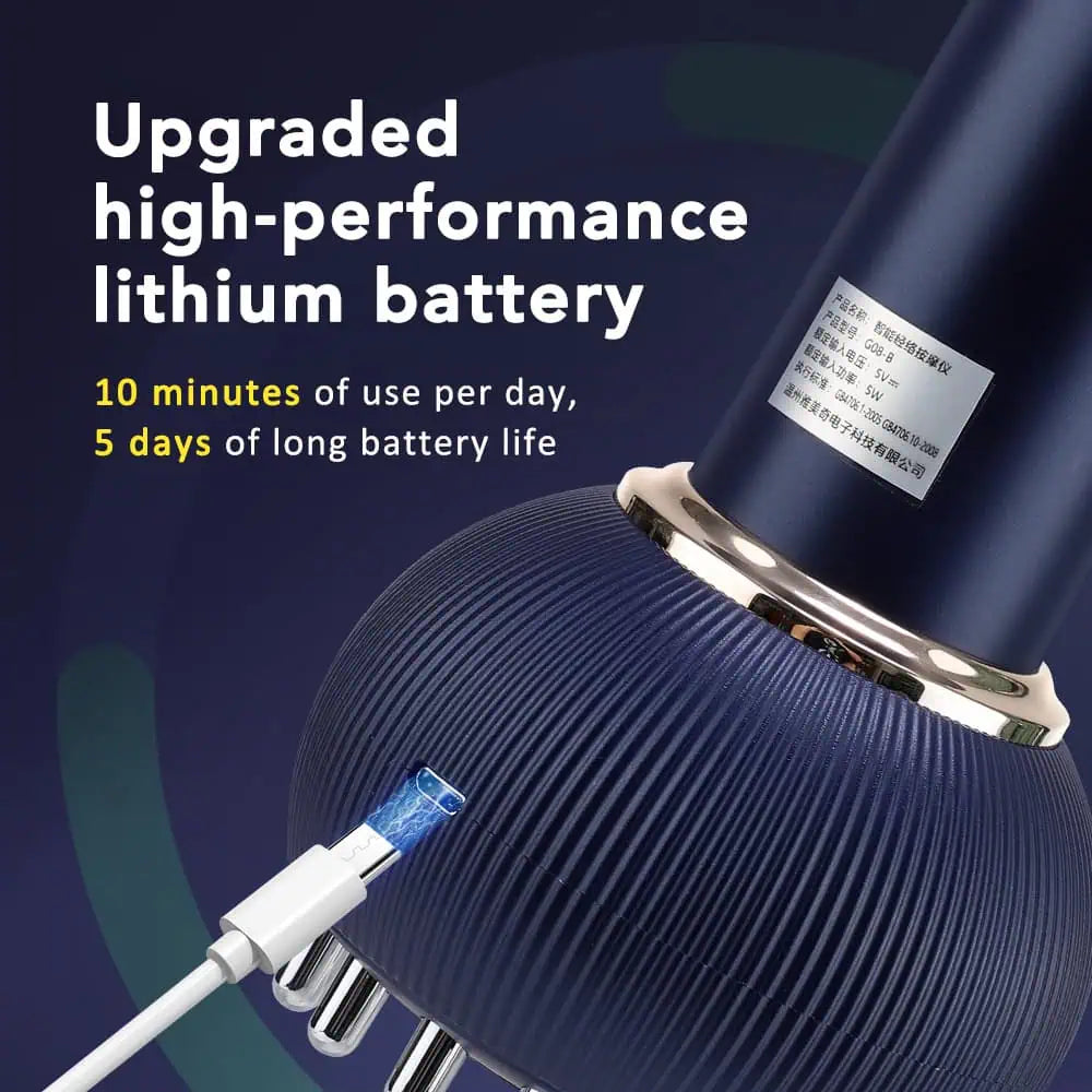 Uppladdningsbart litiumbatteri med lång batteritid för trådlös massage