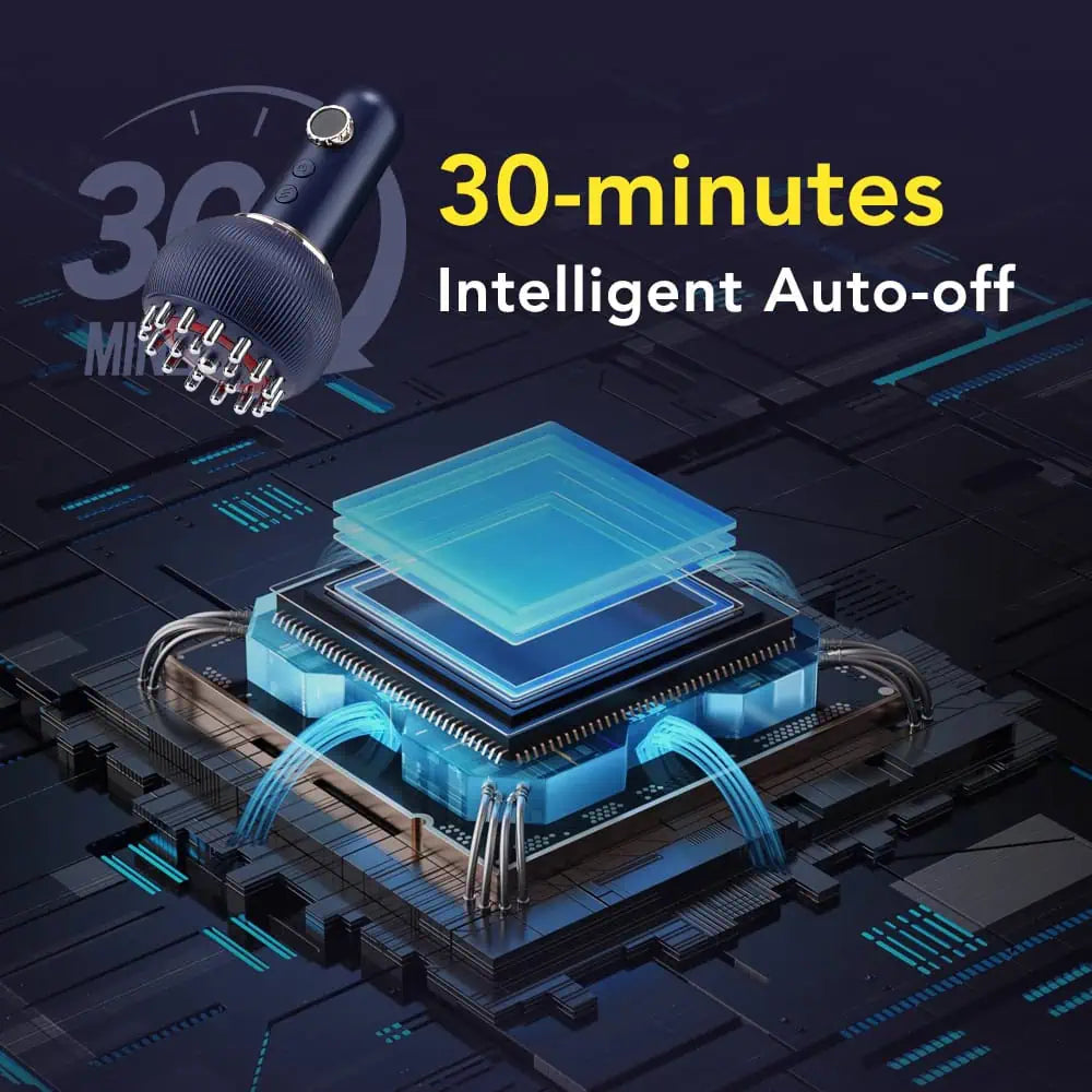 Automatisk avstängning efter 30 minuter för säker massageanvändning