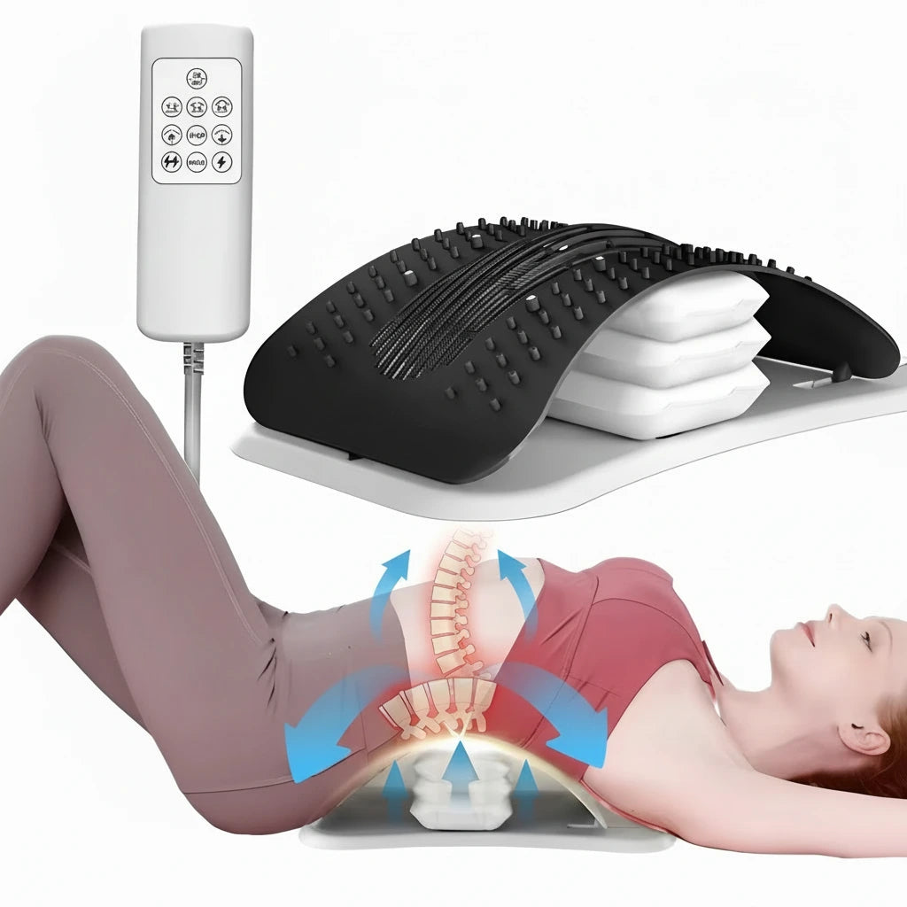 Elektrisk ryggsträckare för stretching av ländryggen