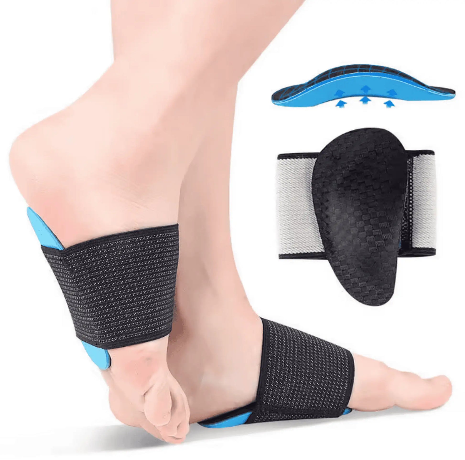 Hålfotsstöd med gel (2-pack)