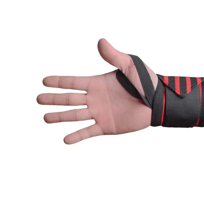 Handledsstöd som stabiliserar handleden vid styrketräning