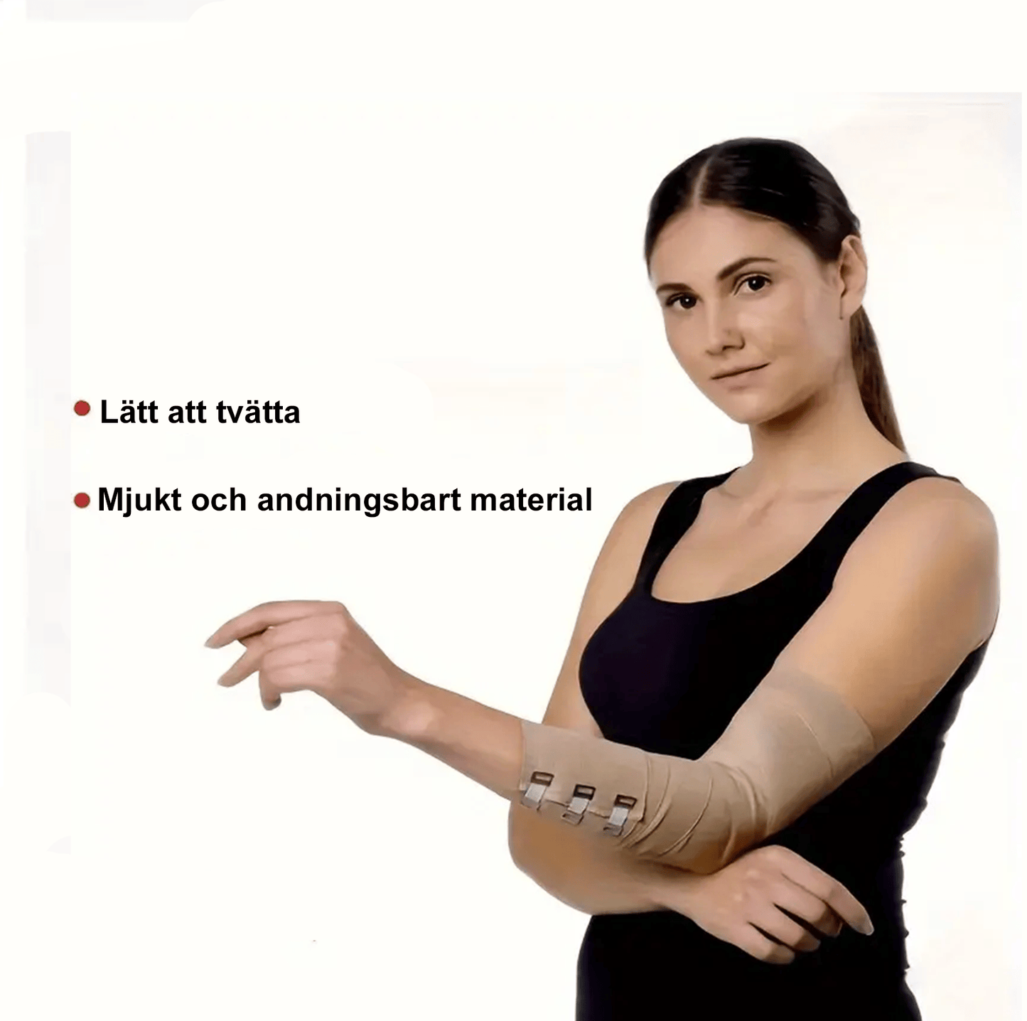 Kompressionsbandage med spännen (3x)