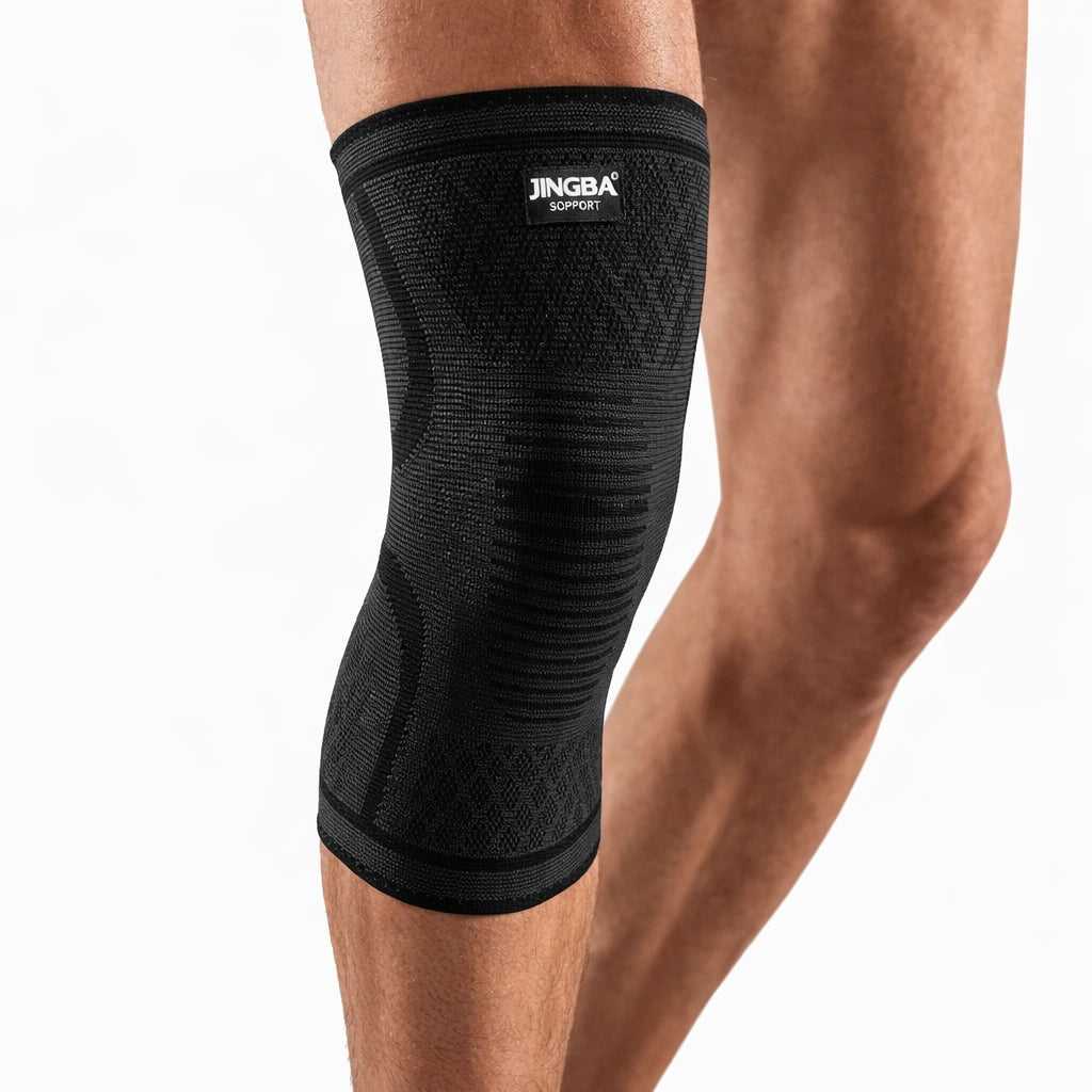 Kompressionsknästöd 360 buret på ben