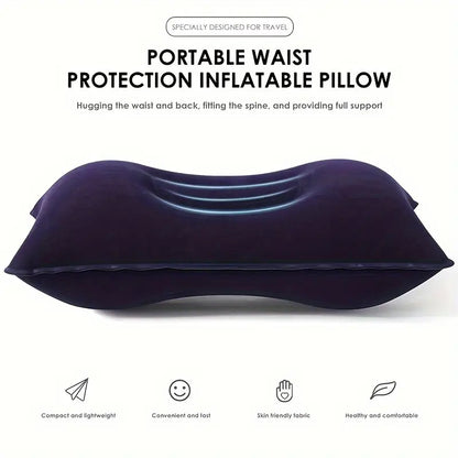 Uppblåsbar Kudde för Nack- och Ryggstöd