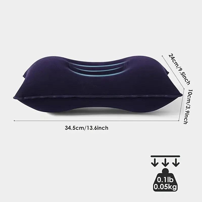 Uppblåsbar Kudde för Nack- och Ryggstöd