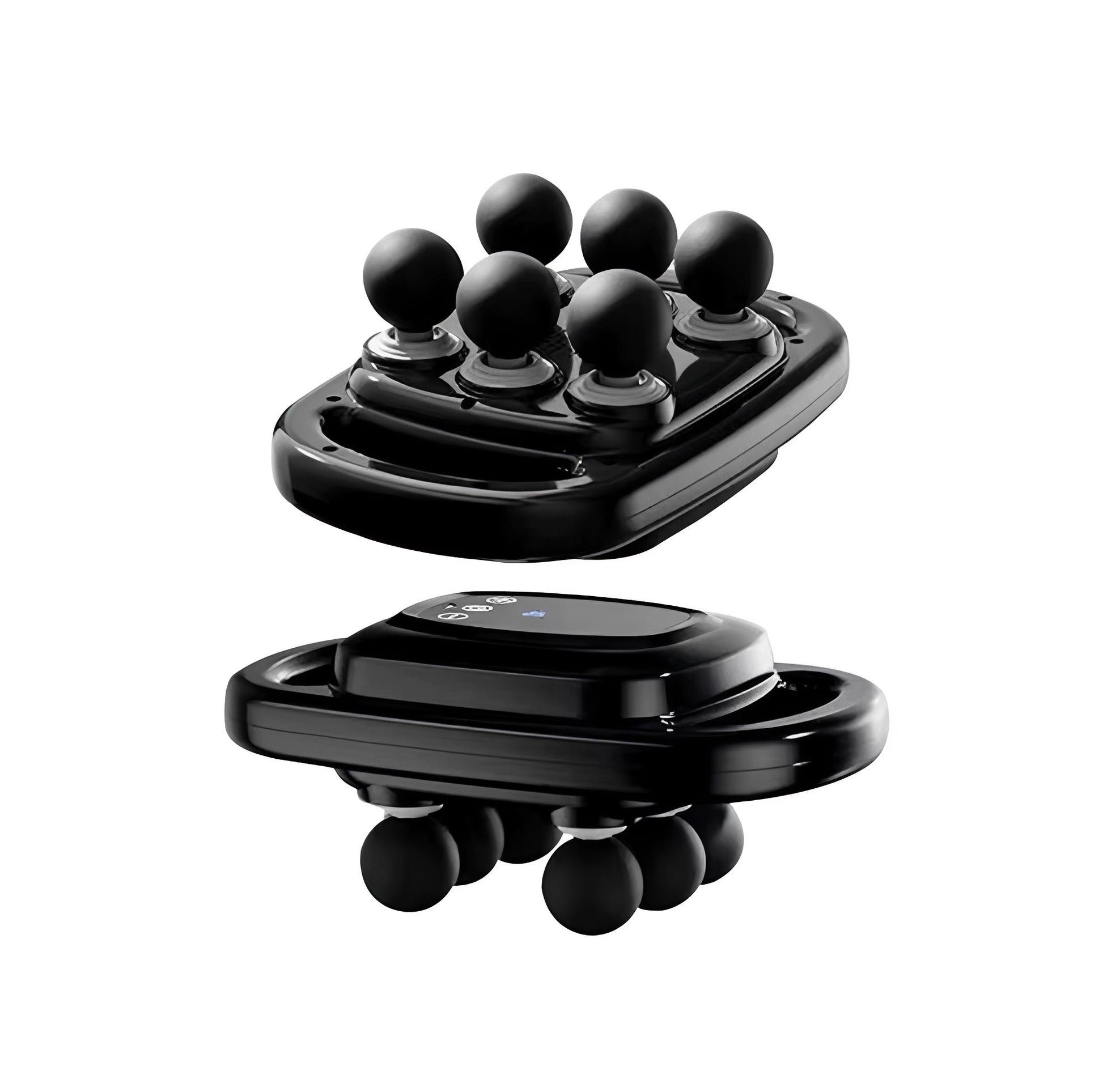 Massageapparat som används mot ryggmuskulatur