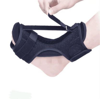 Nattskena placerad runt fot och vad under sömn