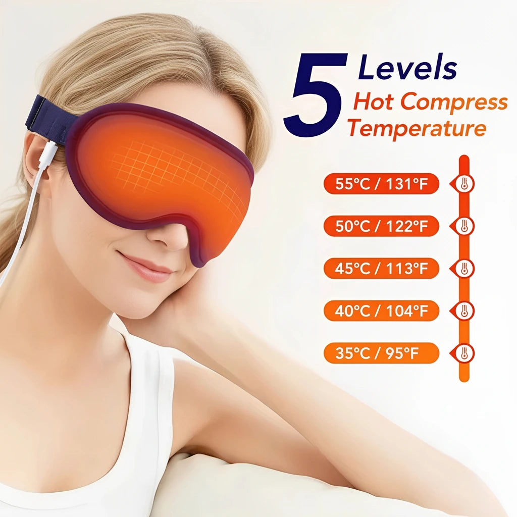 Justerbar ögonmask som täcker ögonen bekvämt