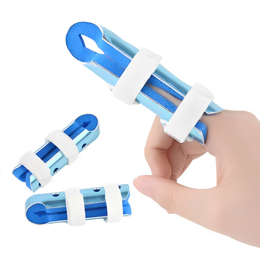 Fingerskena i aluminium med justerbara band