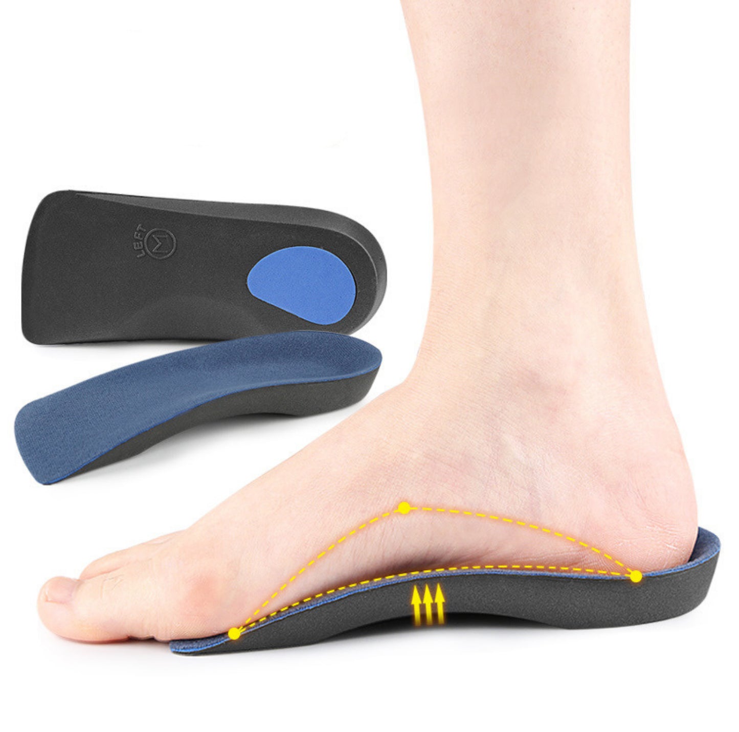 Halvsula som ger stöd under fotvalvet och korrigerar pronation i foten.