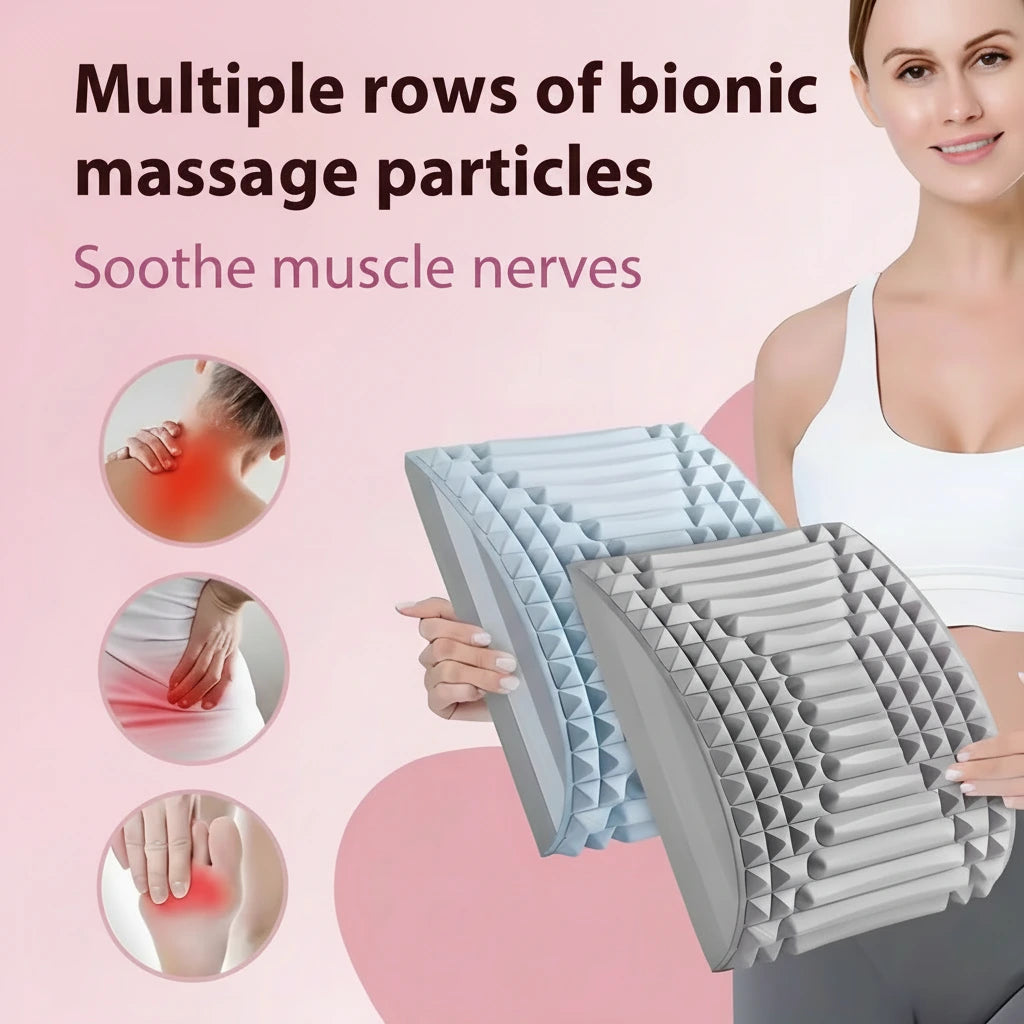 Illustration som visar hur produkten avlastar ryggraden