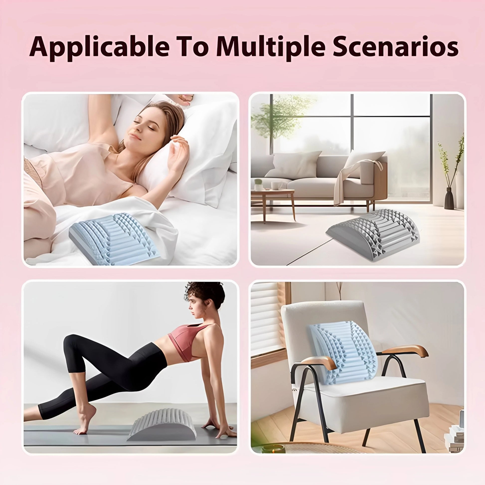 Går att användas sittandes och liggandes