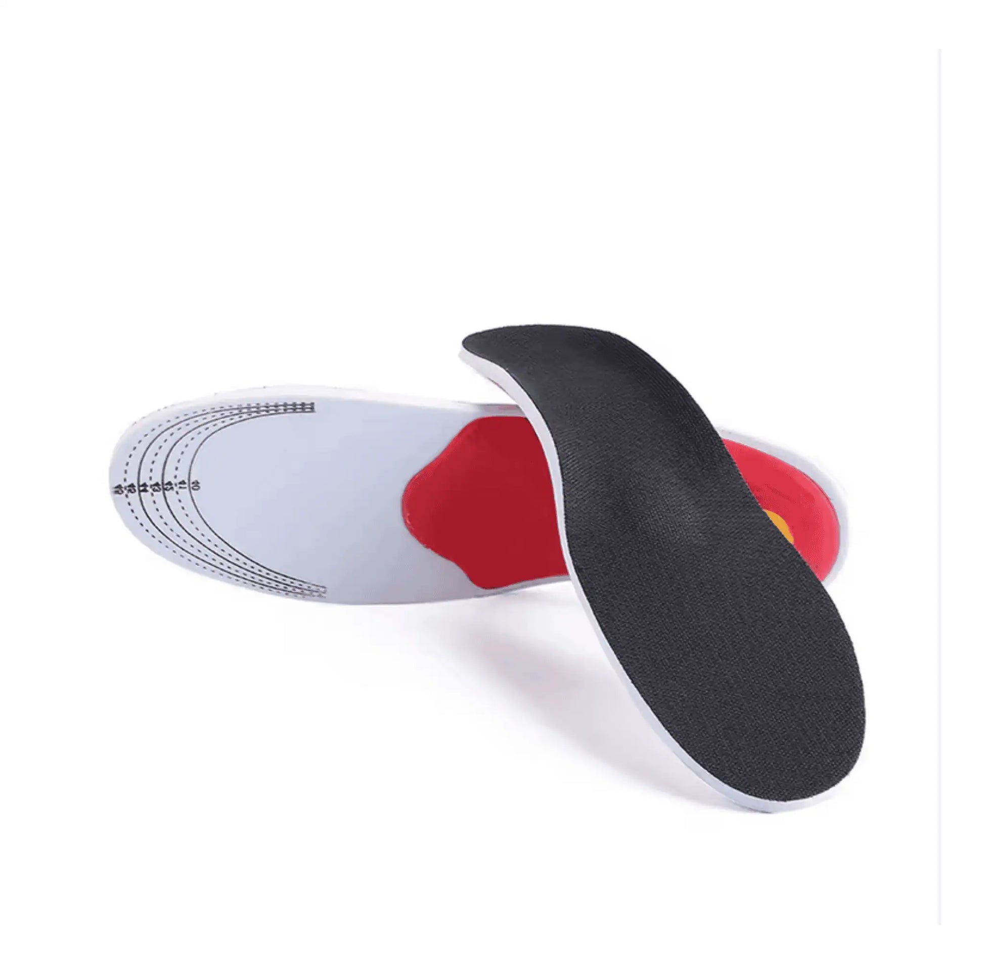 Inlägg placerade i sportskor för stöd under foten