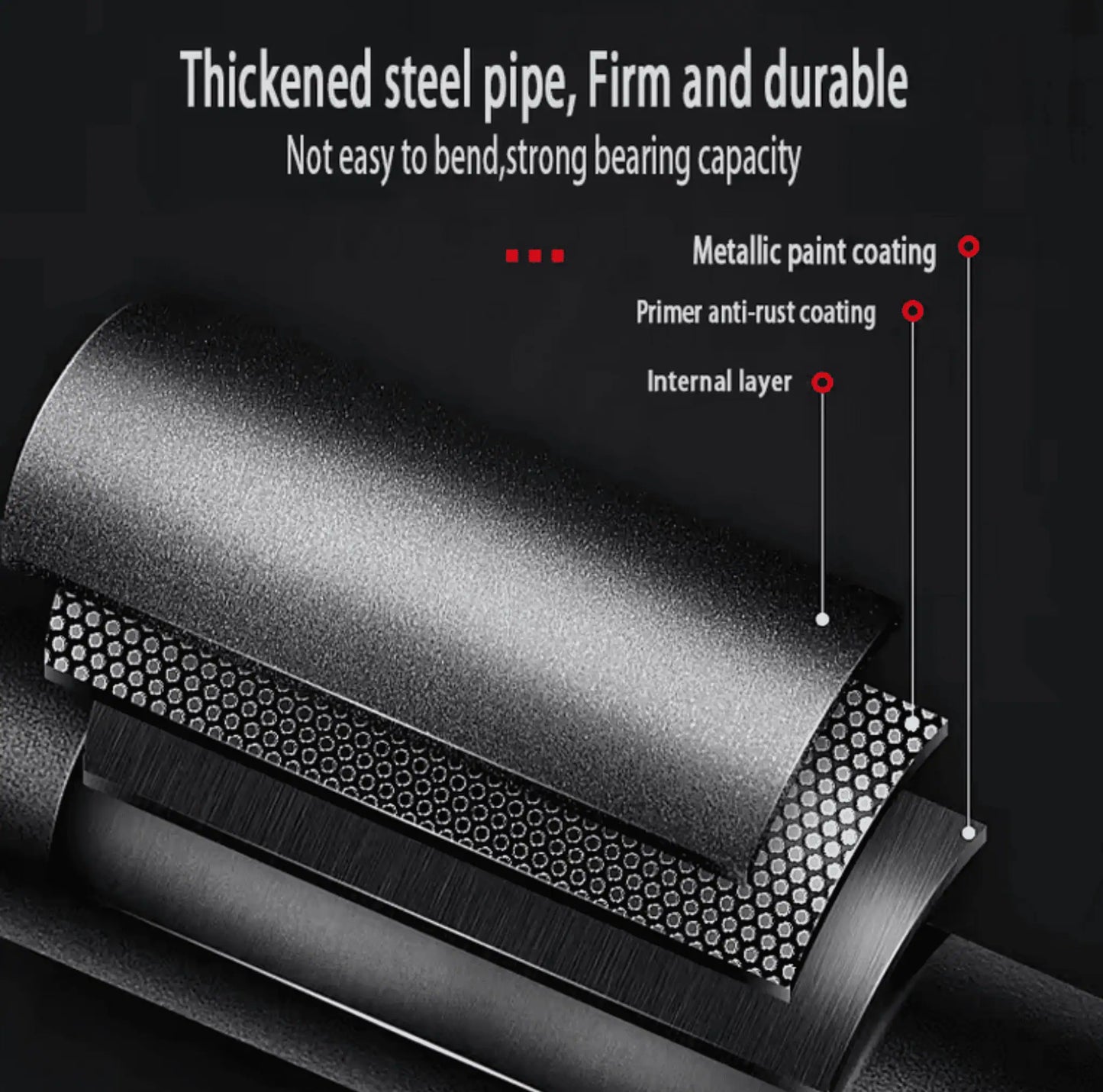 Flera material för robust träningstång för din träning