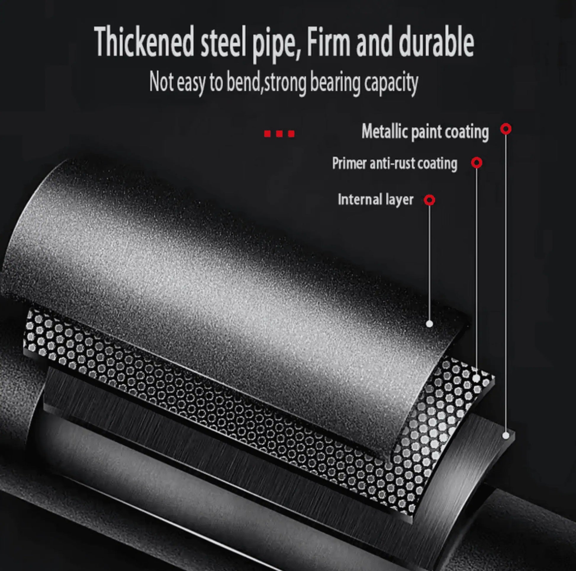 Flera material för robust träningstång för din träning