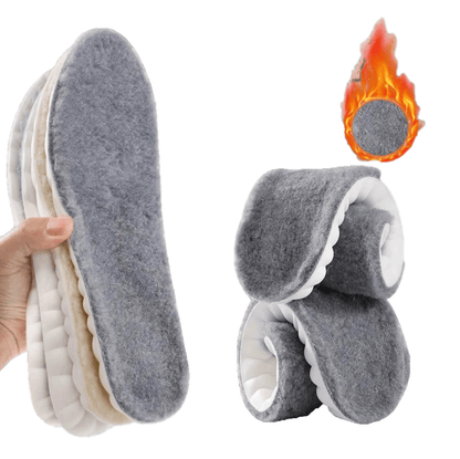 Varma sulor i mjuk plysch med isolerande lager för kalla vinterdagar